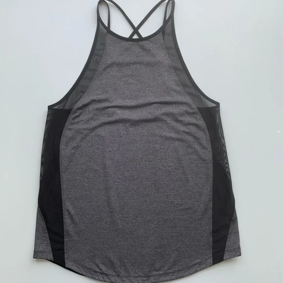 Lululemon Run Off Route Sheer Tank Top Racerback Crisscross Strappy Back Black 8 - Picture 6 of 15